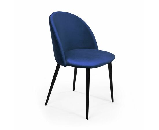 Стул Thomas, бархат синий 29 | Интернет магазин мебели и декора LifeDekor
