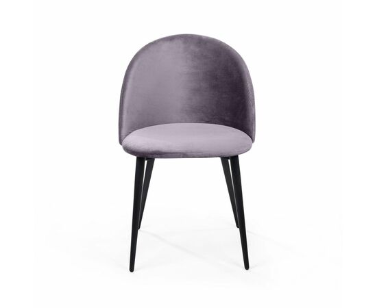 Стул Thomas, бархат светло-серый 26, изображение 3 | Интернет магазин мебели и декора LifeDekor