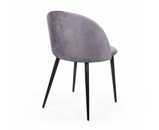 Стул Thomas, бархат светло-серый 26, изображение 5 | Интернет магазин мебели и декора LifeDekor