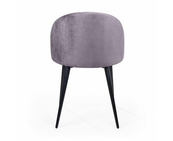 Стул Thomas, бархат светло-серый 26, изображение 6 | Интернет магазин мебели и декора LifeDekor