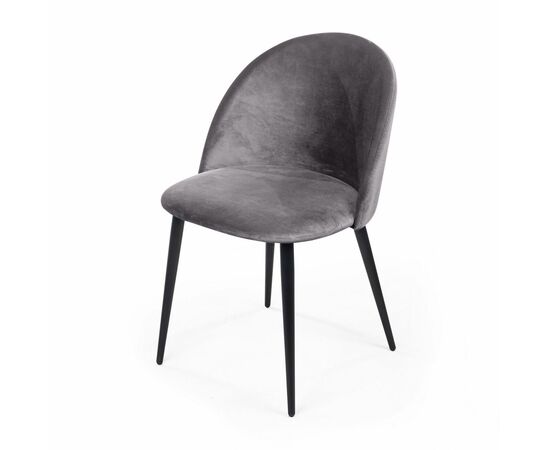 Стул Thomas, бархат серый 27, изображение 7 | Интернет магазин мебели и декора LifeDekor