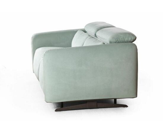 Rimini диван-кровать прямой замша мятный, изображение 5 | Интернет магазин мебели и декора LifeDekor