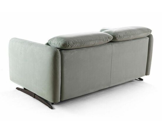 Rimini диван-кровать прямой замша мятный, изображение 6 | Интернет магазин мебели и декора LifeDekor
