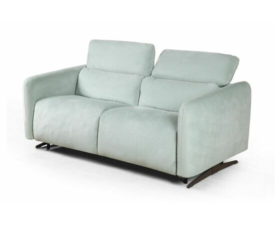 Rimini диван-кровать прямой замша мятный, изображение 24 | Интернет магазин мебели и декора LifeDekor