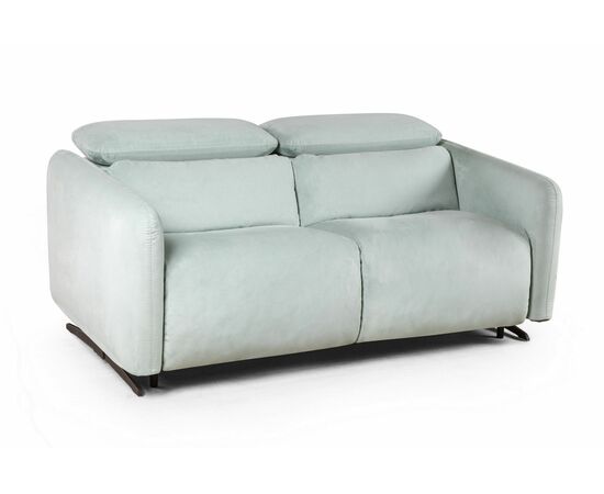 Rimini диван-кровать прямой замша мятный | Интернет магазин мебели и декора LifeDekor