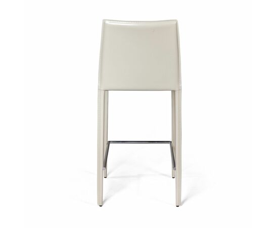 Стул полубарный Rolf, кожа бежевый, изображение 7 | Интернет магазин мебели и декора LifeDekor