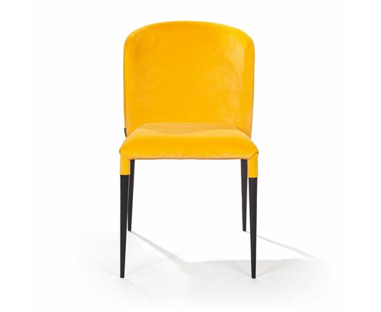 Стул Albert в шортиках, горчичный, изображение 3 | Интернет магазин мебели и декора LifeDekor