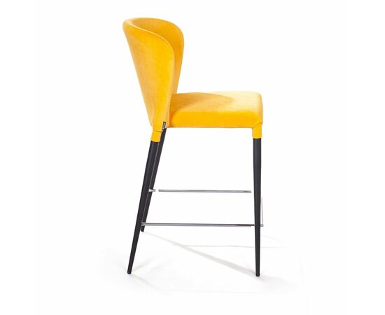 Стул полубарный Albert в шортиках, горчичный, изображение 3 | Интернет магазин мебели и декора LifeDekor
