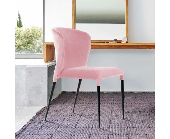 Стул Albert (Альберт), бархат пудровый 15, изображение 7 | Интернет магазин мебели и декора LifeDekor