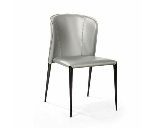 Стул Albert, кожа тауп, изображение 3 | Интернет магазин мебели и декора LifeDekor