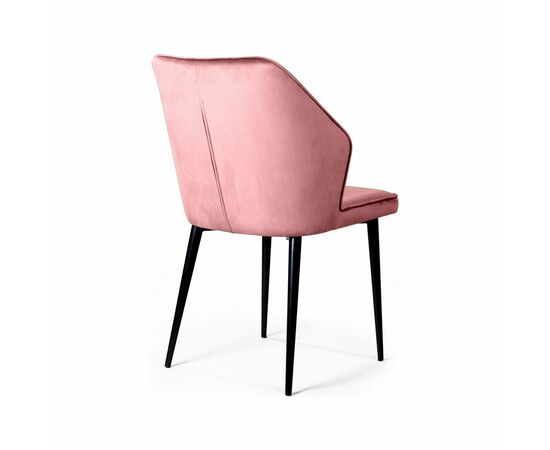 Стул Berg, бархат пудровый 15, изображение 6 | Интернет магазин мебели и декора LifeDekor