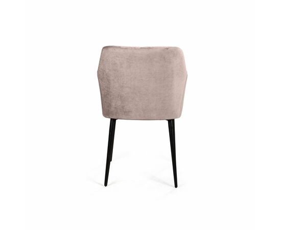 Стул с подлокотниками Robert, бархат пепельно-бежевый 25, изображение 6 | Интернет магазин мебели и декора LifeDekor