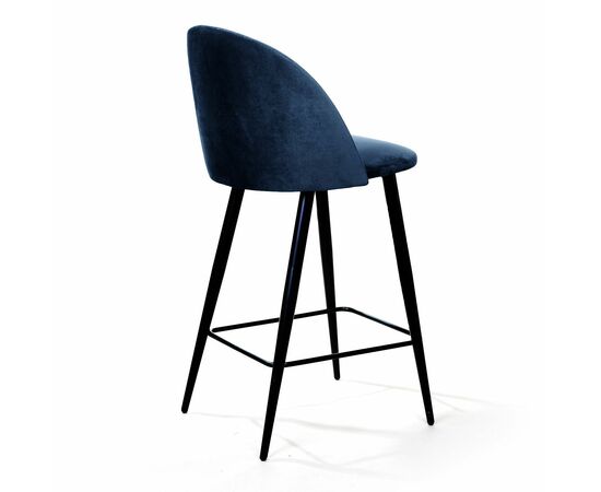 Стул полубарный Thomas, бархат синий 29, изображение 5 | Интернет магазин мебели и декора LifeDekor