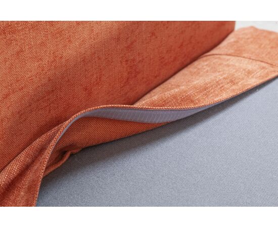 Island диван рогожка оранжевый, изображение 6 | Интернет магазин мебели и декора LifeDekor