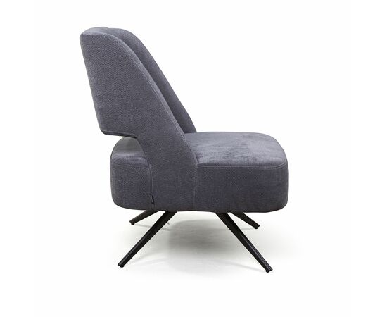 Кресло Molly, ткань серый, изображение 5 | Интернет магазин мебели и декора LifeDekor