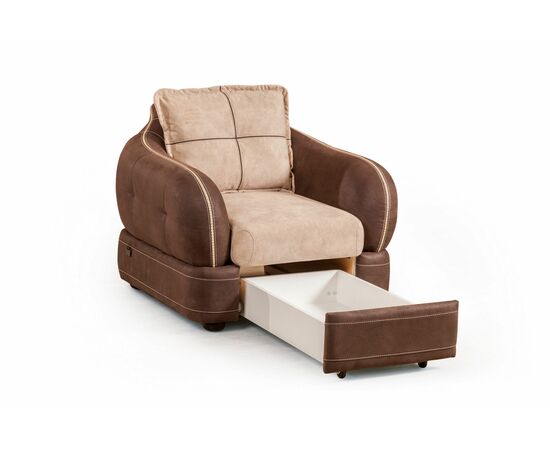 Napoli (Неаполь) кресло с ящиком, замша, изображение 11 | Интернет магазин мебели и декора LifeDekor