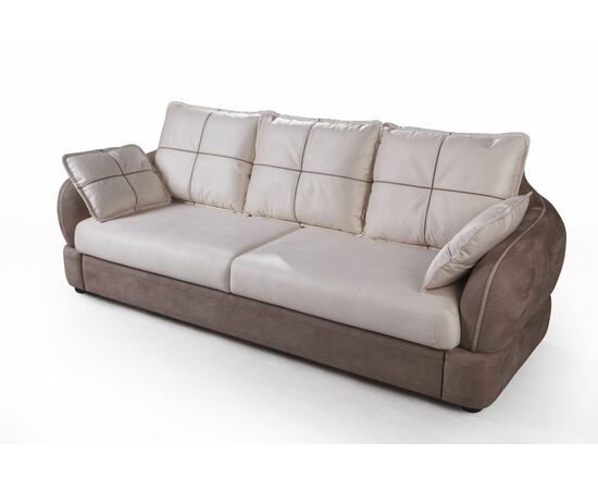 Napoli (Неаполь) диван-кровать прямой, замша, изображение 6 | Интернет магазин мебели и декора LifeDekor