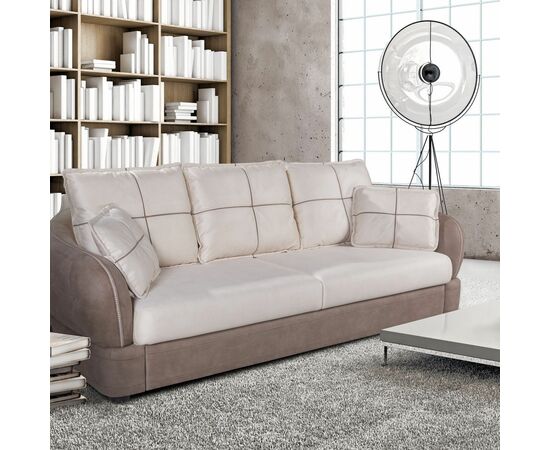 Napoli (Неаполь) диван-кровать прямой, замша, изображение 11 | Интернет магазин мебели и декора LifeDekor