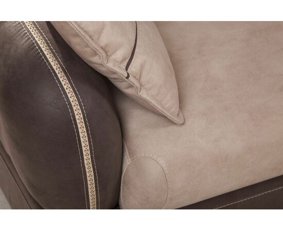 Napoli (Неаполь) диван-кровать с шезлонгом, замша, изображение 11 | Интернет магазин мебели и декора LifeDekor