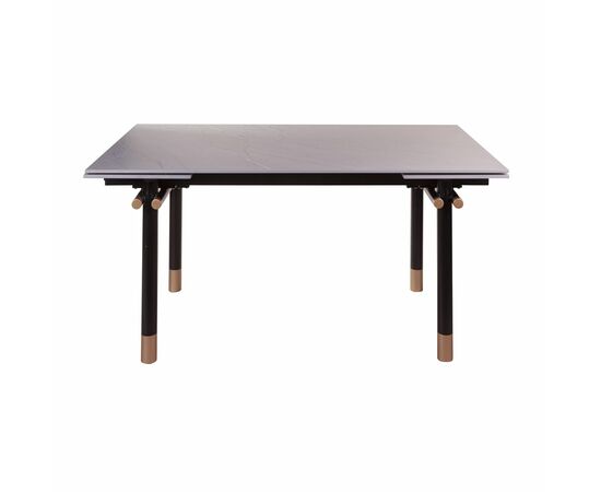 Стол обеденный Trump (160+40+40), керамика серая, изображение 2 | Интернет магазин мебели и декора LifeDekor