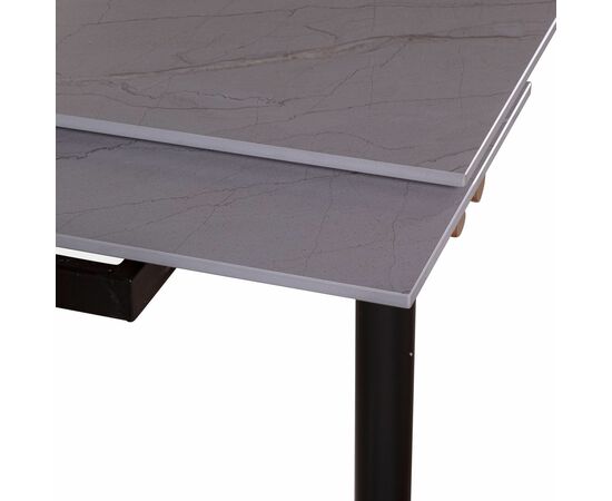 Стол обеденный Trump (160+40+40), керамика серая, изображение 6 | Интернет магазин мебели и декора LifeDekor