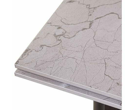 Стол обеденный Trump (160+40+40), керамика серая, изображение 9 | Интернет магазин мебели и декора LifeDekor