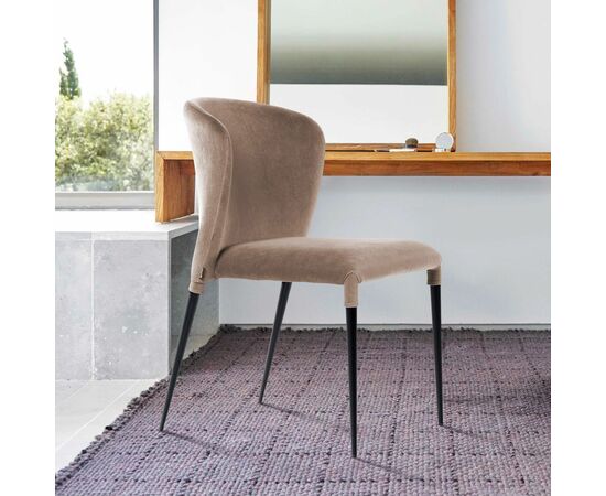 Стул Albert (Альберт), бархат бежевый 5 | Интернет магазин мебели и декора LifeDekor
