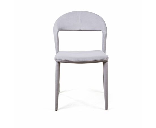 Стул Asti, бархат светло-серый, изображение 3 | Интернет магазин мебели и декора LifeDekor