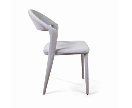 Стул Asti, бархат светло-серый, изображение 4 | Интернет магазин мебели и декора LifeDekor