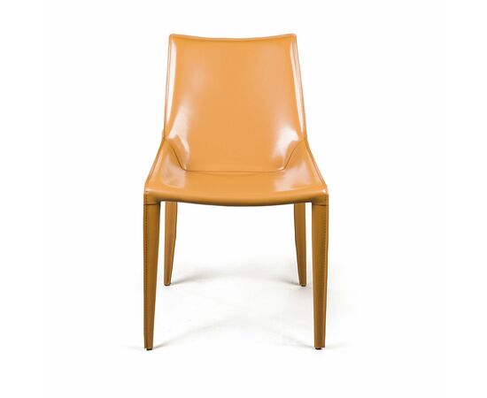 Стул David, кожа camel, изображение 3 | Интернет магазин мебели и декора LifeDekor