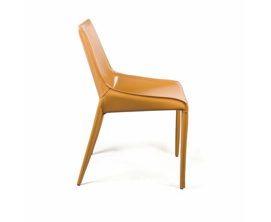 Стул David, кожа camel, изображение 4 | Интернет магазин мебели и декора LifeDekor