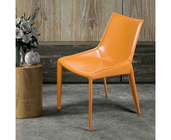 Стул David, кожа camel, изображение 5 | Интернет магазин мебели и декора LifeDekor