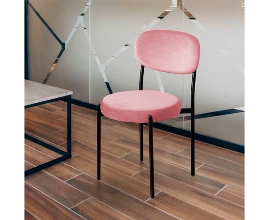 Стул Mason, бархат пудровый 15, изображение 2 | Интернет магазин мебели и декора LifeDekor