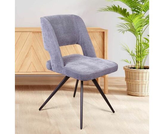 Стул Molly, ткань темно-серый, изображение 6 | Интернет магазин мебели и декора LifeDekor