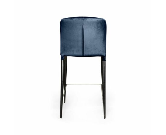 Стул полубарный Albert, бархат синий 29 /опора конус, изображение 6 | Интернет магазин мебели и декора LifeDekor