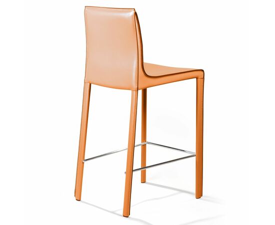 Стул полубарный Barrie, кожа camel, изображение 4 | Интернет магазин мебели и декора LifeDekor