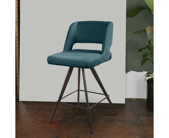 Стул полубарный Molly, ткань зеленый, изображение 2 | Интернет магазин мебели и декора LifeDekor