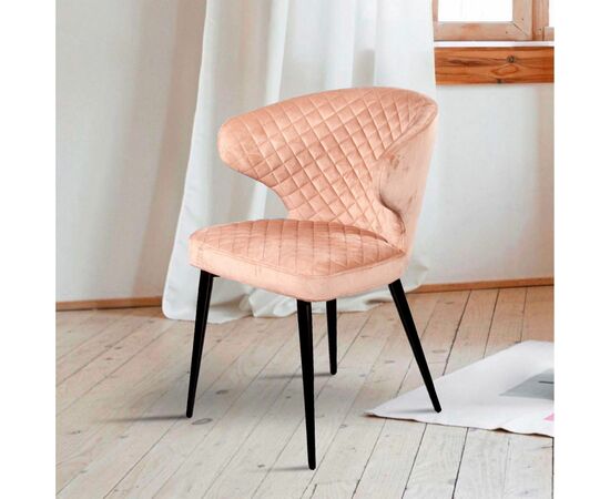 Стул Richard ромб, бархат бежевый 5, изображение 8 | Интернет магазин мебели и декора LifeDekor