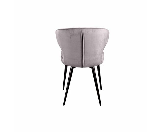 Стул Richard ромб, бархат светло-серый 26, изображение 6 | Интернет магазин мебели и декора LifeDekor