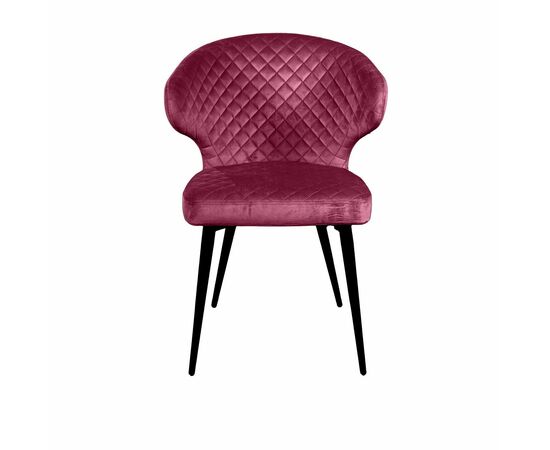Стул Richard ромб, бархат винно-красный 16, изображение 3 | Интернет магазин мебели и декора LifeDekor