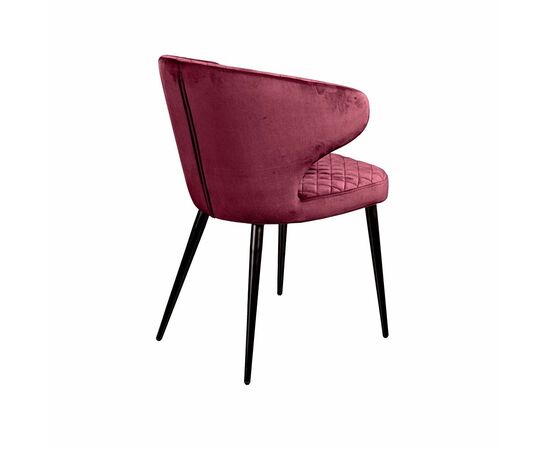 Стул Richard ромб, бархат винно-красный 16, изображение 5 | Интернет магазин мебели и декора LifeDekor