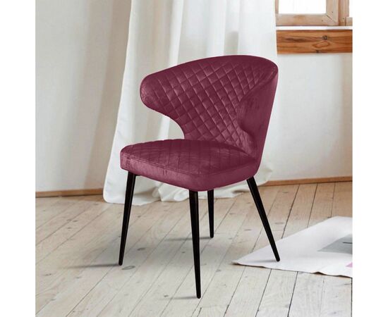 Стул Richard ромб, бархат винно-красный 16 | Интернет магазин мебели и декора LifeDekor