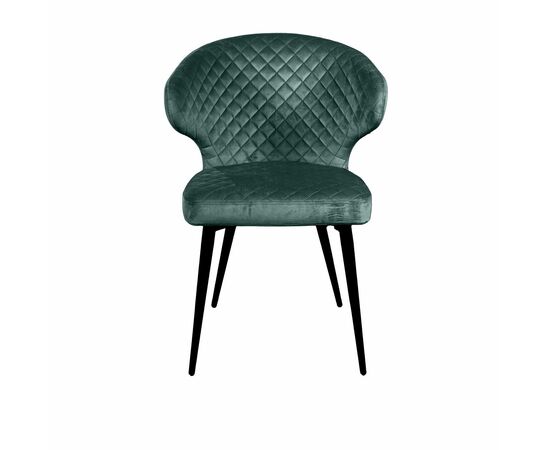 Стул Richard ромб, бархат зелёный 19, изображение 3 | Интернет магазин мебели и декора LifeDekor