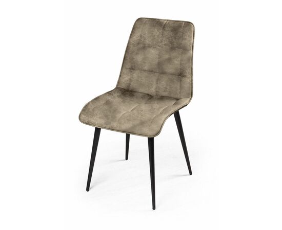 Стул UNO soft, замша silver / чёрный конус, изображение 4 | Интернет магазин мебели и декора LifeDekor