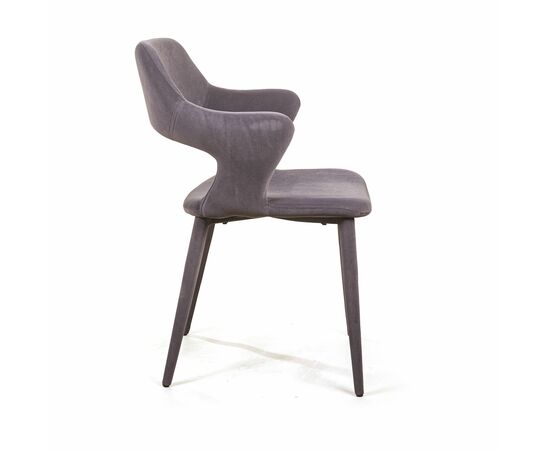 Стул Woddy, бархат антрацит, изображение 4 | Интернет магазин мебели и декора LifeDekor