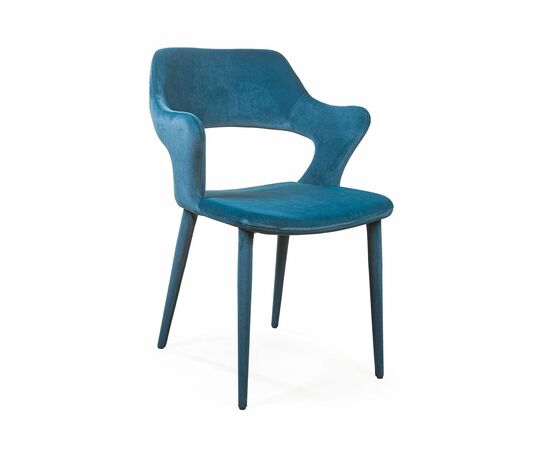 Стул Woddy, бархат сине-зеленый | Интернет магазин мебели и декора LifeDekor