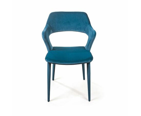 Стул Woddy, бархат сине-зеленый, изображение 3 | Интернет магазин мебели и декора LifeDekor
