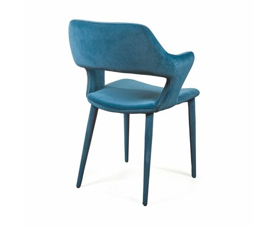 Стул Woddy, бархат сине-зеленый, изображение 5 | Интернет магазин мебели и декора LifeDekor