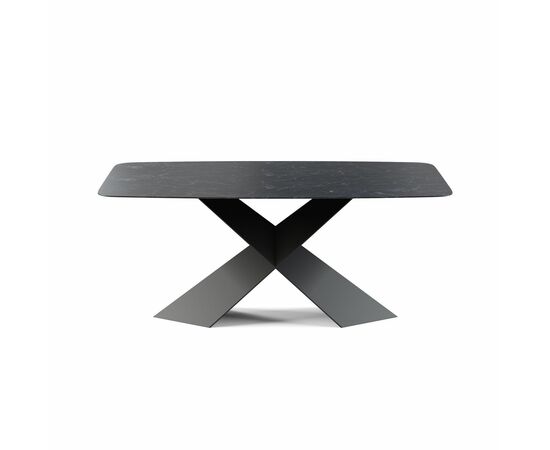 Стол Tyler 180, керамика темный, изображение 2 | Интернет магазин мебели и декора LifeDekor