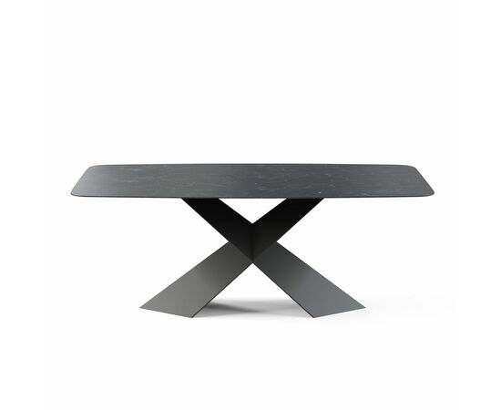 Стол Tyler 200, керамика темный, изображение 2 | Интернет магазин мебели и декора LifeDekor